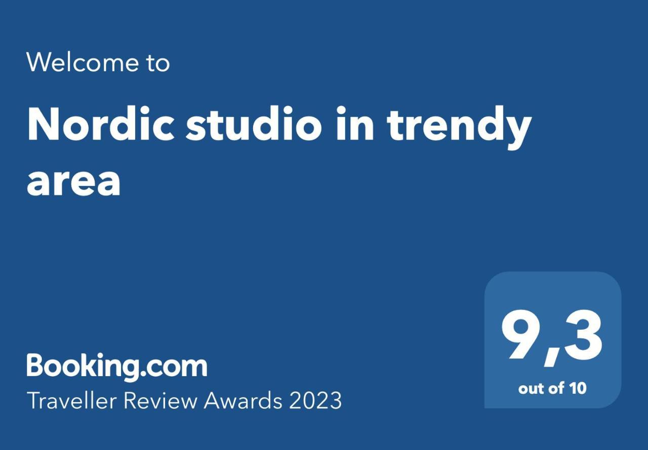 Trendy Nordic Studio By Tram Stop Helsinki Exterior photo